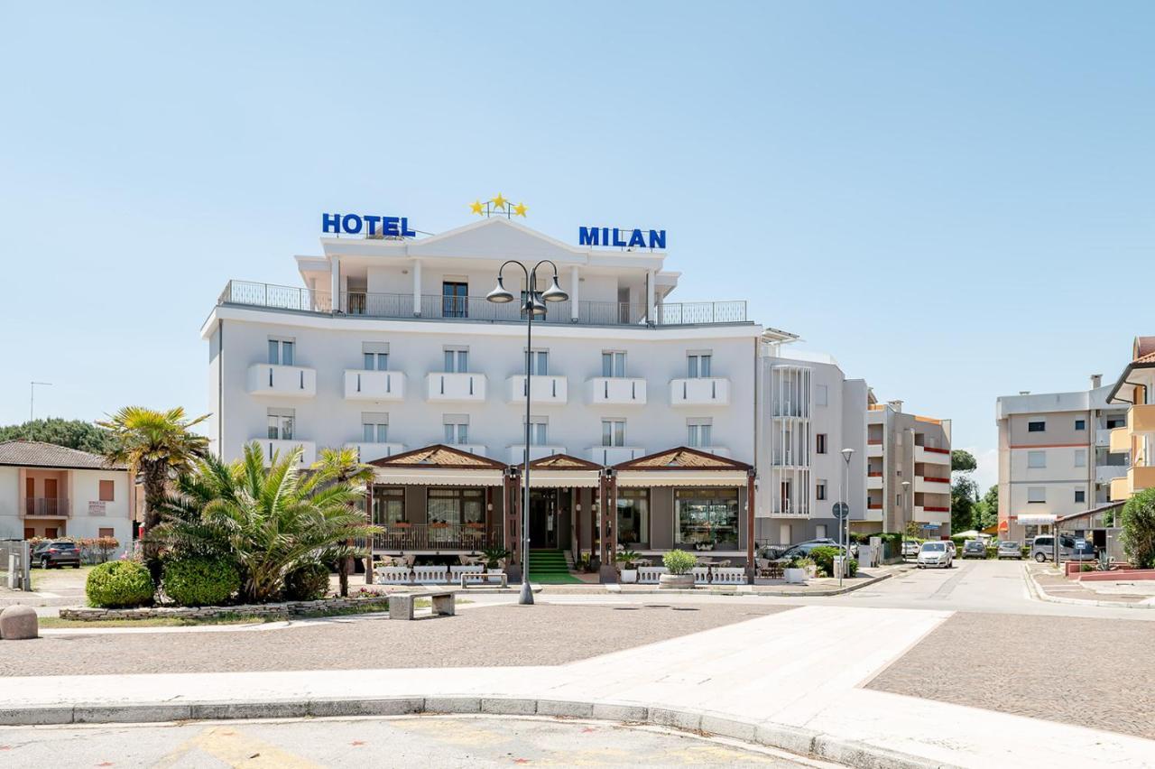 Hotel Milan Rosolina Mare Exterior foto